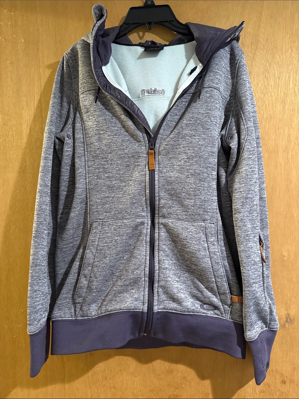 Oakley Purple Top with Black Logo Tag